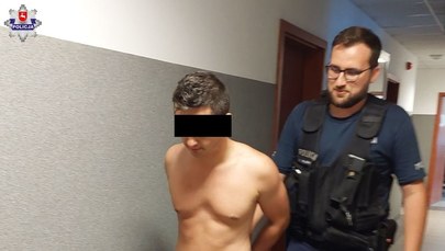 Areszt dla 24-latka, który rzucił się na policjantów z maczetą