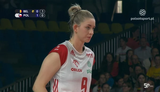 Magdalena Stysiak - najlepsze akcje w meczu z Belgią. WIDEO