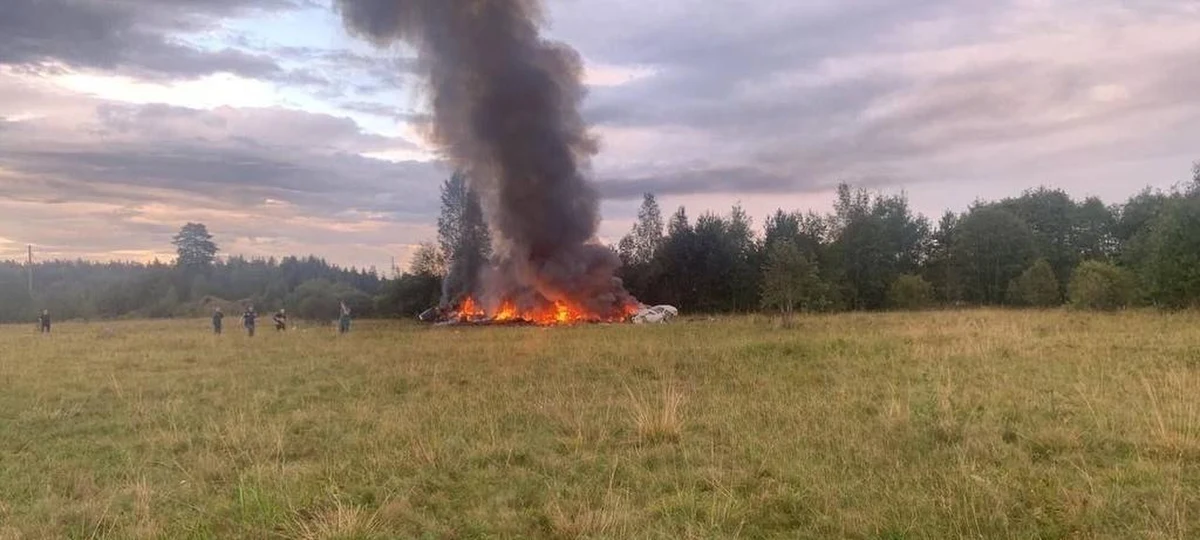W rosyjskim obwodzie twerskim doszło do katastrofy należącego do szefa Grupy Wagnera Jewgienija Prigożyna biznesowego odrzutowca Embraer Legacy 600. Rosyjska Federalna Agencja Transportu Lotniczego poinformowała, że na pokładzie było dziesięć osób, w tym przywódca wagnerowców.