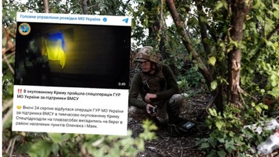 Ukraina przeprowadziła operację desantową. "Na Krymie powiewała ukraińska flaga"