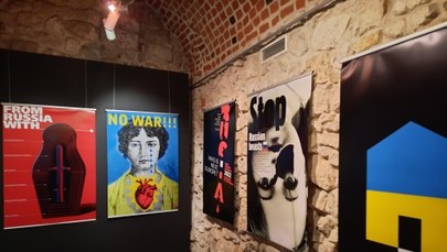 Plakat przeciw wojnie. Wystawa w Międzynarodowym Centrum Kultury 
