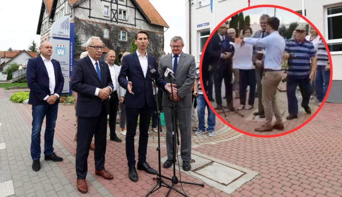 Incydent na konferencji. "Działacz PiS zaatakował członka PO"