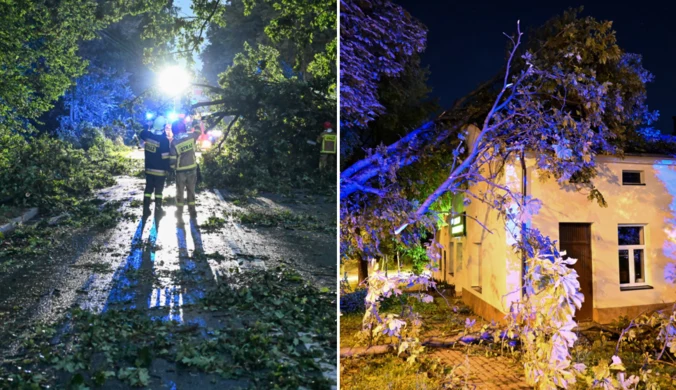 Potężne burze nad Polską. Dziesiątki tysięcy ludzi pozbawionych prądu