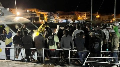 Trudna sytuacja na Lampedusie. Rekordowa liczba migrantów