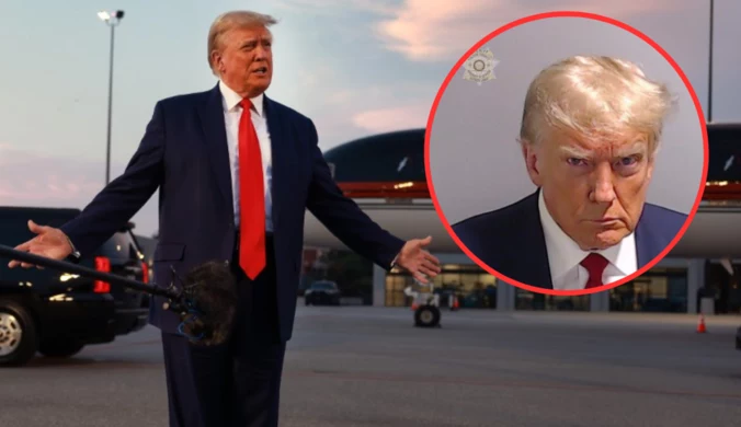 Trump wykorzystał policyjne zdjęcie. Używa go w kampanii, zarabia miliony