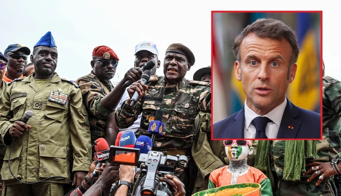 Macron twardo odpowiada puczystom w Nigrze. "Nasza polityka jest słuszna"
