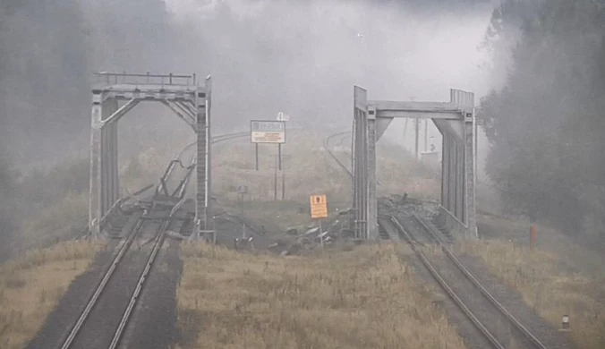Media: Seria eksplozji przy granicy białorusko-ukraińskiej. Zniszczona linia kolejowa i most