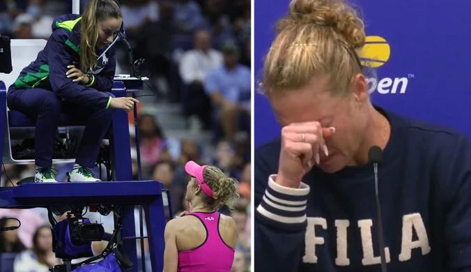 Dramatyczne sceny na US Open. Zawodniczka nie wytrzymała. "Płaczę pierwszy raz"