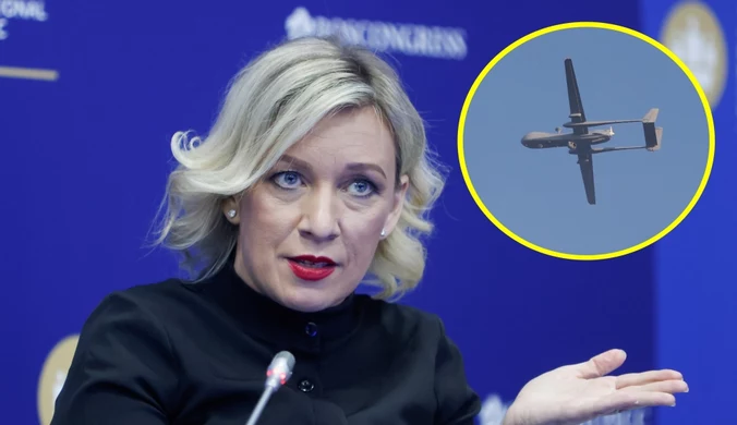 Zacharowa uderza w Zachód. Chodzi o ataki dronów na terenie Rosji