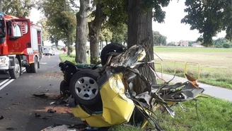 Auto rozerwane na pół. "To cud, że jedna osoba przeżyła"