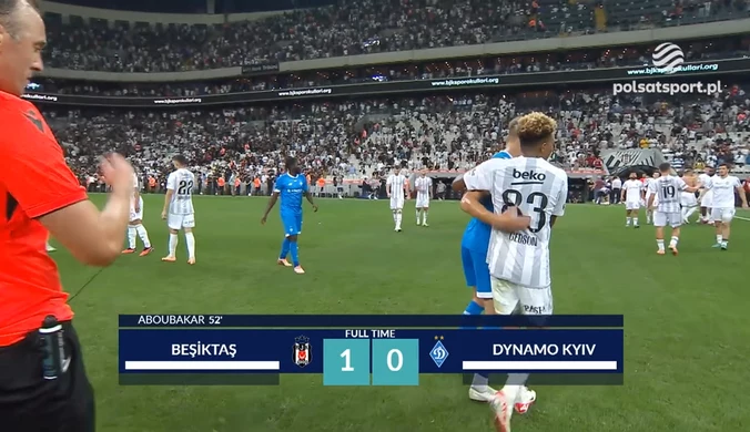 Besiktas - Dynamo Kijów 1-0. SKRÓT. WIDEO