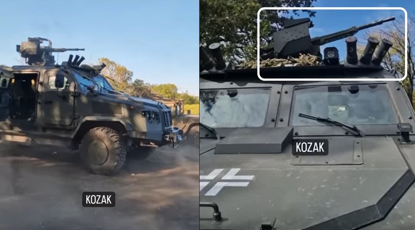 Jak poinformował serwis Militarnyi, ukraińska armia wykorzystuje już na froncie zmodernizowaną wersję transportera opancerzonego Kozak-2M1, która została wyposażona w zdalnie sterowaną wieżę z karabinem maszynowym.