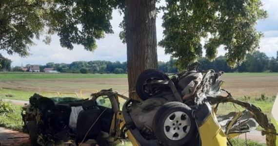 Do tragicznego wypadku doszło na drodze Myszęcin - Szczaniec ( Lubuskie). Samochód osobowy wypadł z drogi i uderzył w przydrożne drzewo. Pojazdem podróżowały dwie osoby. Jedna zginęła na miejscu. 