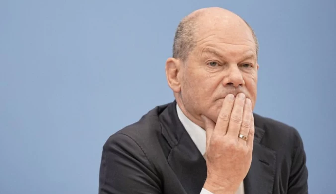 Olaf Scholz z siniakami na twarzy. Kanclerz Niemiec miał wypadek