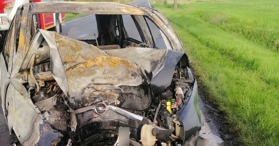 19-letni kierowca zginął w wypadku w powiecie śremskim w Wielkopolsce - poinformowała policja. Mężczyzna uderzył samochodem w drzewo, w wyniku czego pojazd zapalił się i doszczętnie spłonął.