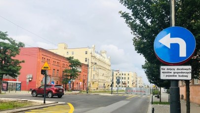 Aleja Kościuszki w Łodzi zamknięta. Kierowcy mówią o dezorientacji i zagubieniu