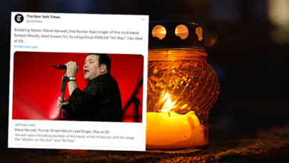 Steve Harwell nie żyje. Wokalista zespołu Smash Mouth miał 56 lat