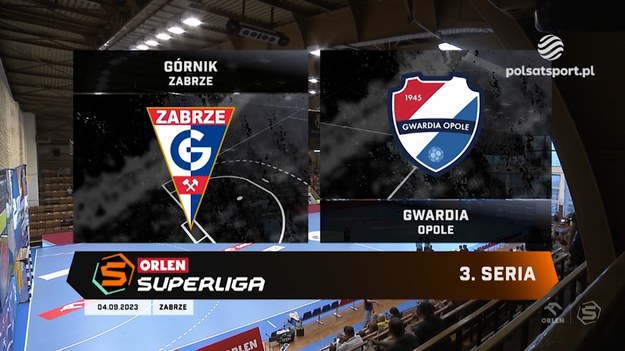 Skrót meczu ORLEN Superligi: Górnik Zabrze - Gwardia Opole 29:19 (13:11).