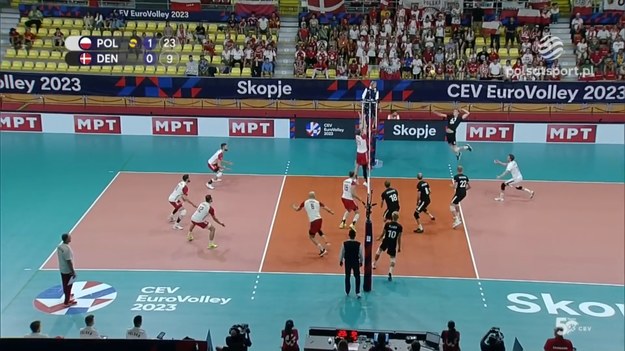 Skrót meczu Polska – Dania 3:0 (25:23, 25:9, 25:20). Mistrzostwa Europy siatkarzy – grupa C.