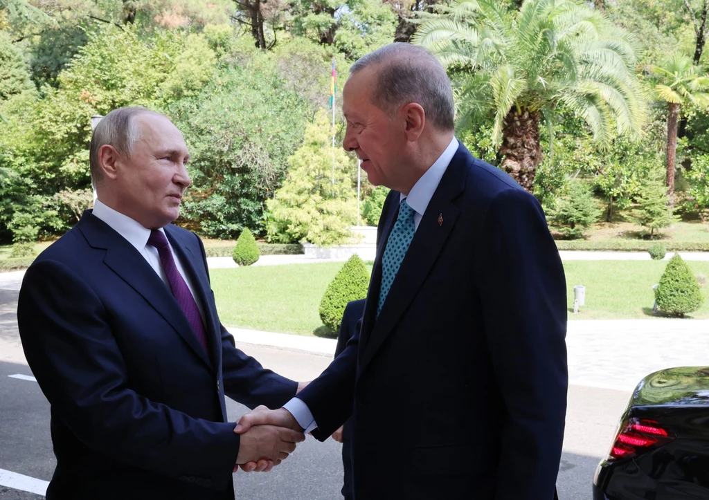 Prezydenci Rosji i Turcji: Władimir Putin i Recep Tayyip Erdogan