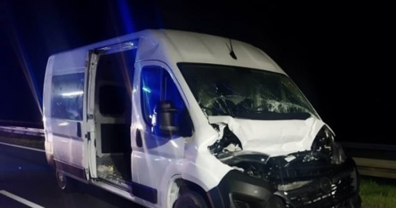 Strażnicy graniczni wspólnie z policjantami przeszukują teren przy autostradzie A4 w okolicach miejscowości Prószków na Opolszczyźnie. W nocy doszło tam do kolizji ciężarówki i busa na niemieckich tablicach rejestracyjnych. Jego kierowca i pasażerowie mieli uciec. 