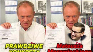 Donald Tusk sięgnął po "konkrety" M. Morawieckiego. "To wierzchołek góry lodowej"