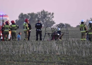 Wypadek paralotni koło Brodnicy. Dwie osoby poszkodowane