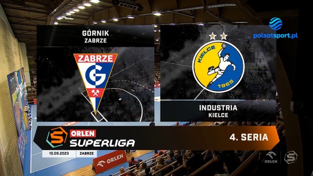 Skrót meczu ORLEN Superligi: Górnik Zabrze - Industria Kielce 32:36 (13:18).

