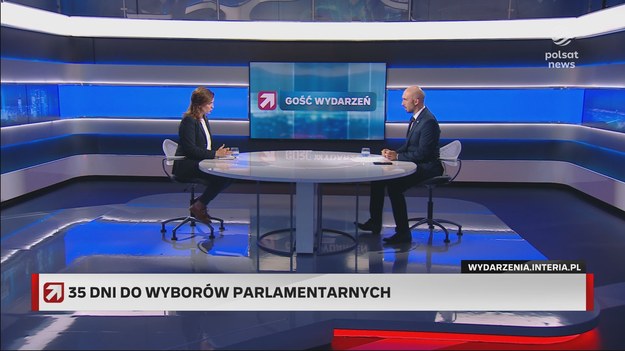 - Spotykam ludzi znających rodziny, które jakiś czas temu pożegnały się z pracą i świetnie im się powodzi, nie zamierzają podjąć pracy. My szanujemy pracę, z niej bierze się bogactwo kraju - powiedziała w "Gościu Wydarzeń" Joanna Mucha (Polska 2050). - 500 czy 800 plus za chwilę nic nie będzie warte - stwierdziła posłanka.