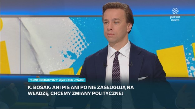 - Uważam, że niezależnie kto będzie w Polsce rządził, to nas to niestety nie ominie - stwierdził Krzysztof Bosak, komentując w "Graffiti" podniesienie wieku emerytalnego.