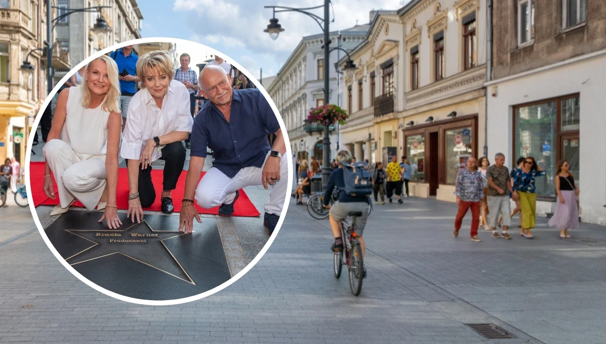 Pochodzących z polskiego Krasnosielca bracia Warner, którzy 100 lat temu założyli w Hollywood słynną wytwórnię filmową, mają od dziś swoją gwiazdę na ul. Piotrkowskiej w Łodzi. 