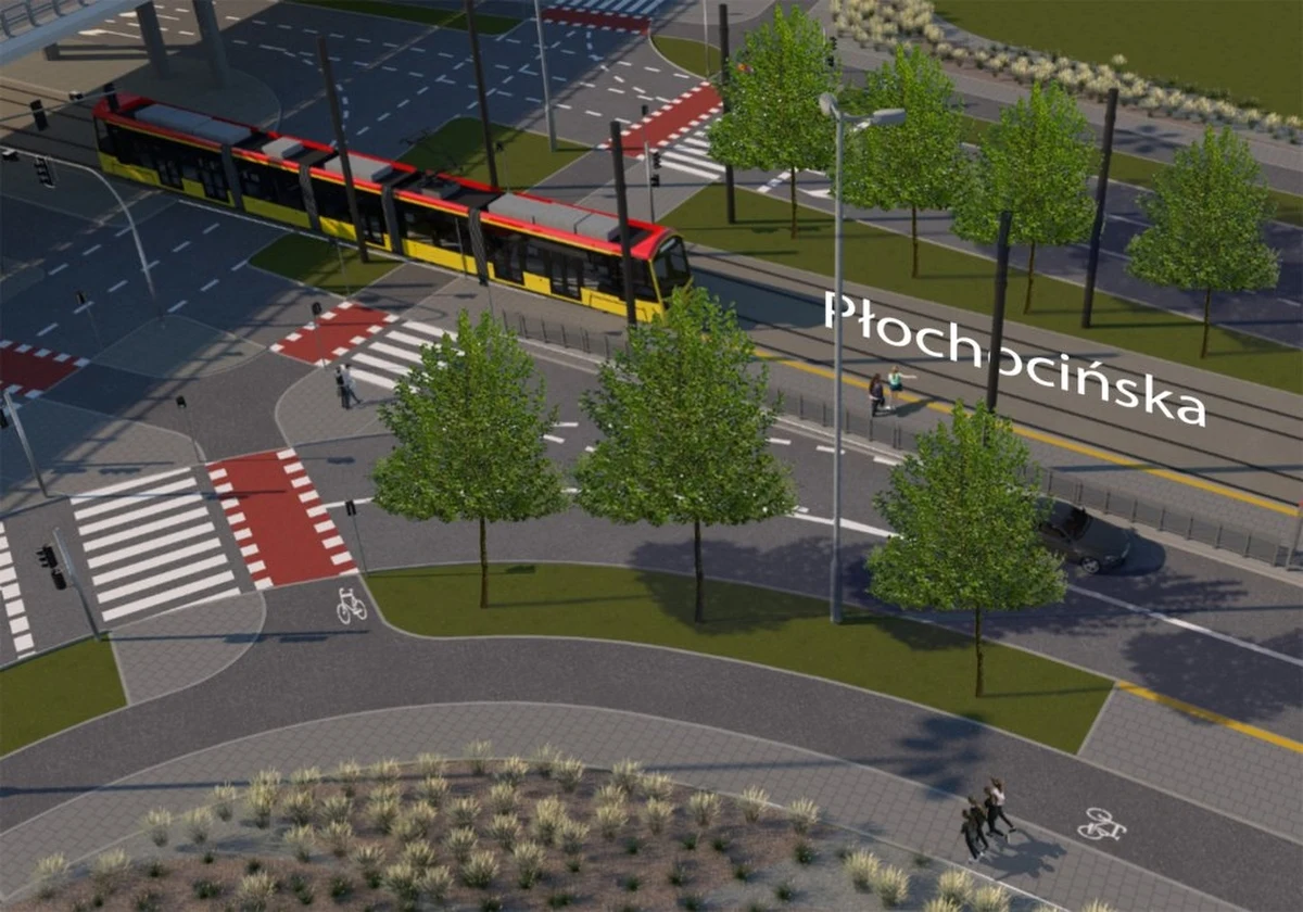 Warszawscy tramwajarze przedstawili wstępny plan budowy tramwaju na Żeraniu. Dzięki inwestycji mieszkańcy zyskają dodatkowe połączenie z Tarchominem. 