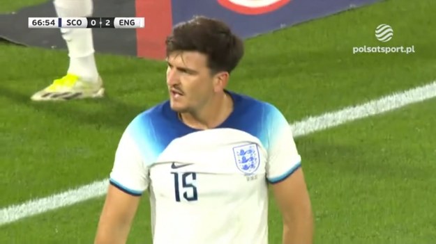 Samobójczy gol Harry Maguire w meczu towarzyskim Szkocja - Anglia.