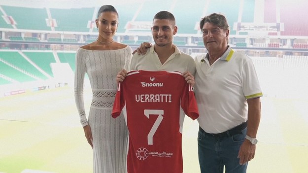 Marco Verratti został oficjalnie zaprezentowany jako zawodnik Al Arabi w Doha, w Katarze.