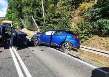 Poważny wypadek koło Czchowa. 11 poszkodowanych, w tym dwoje dzieci