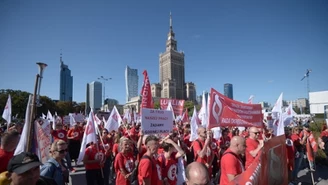 "Marsz Gniewu" na ulicach Warszawy. Pracownicy budżetówki chcą podwyżek