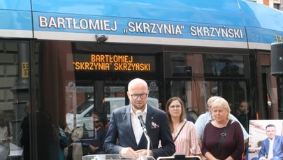 Bartłomiej "Skrzynia" Skrzyński został patronem wrocławskiego tramwaju