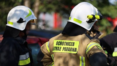 Jedna osoba poparzona w pożarze w Pyrzycach