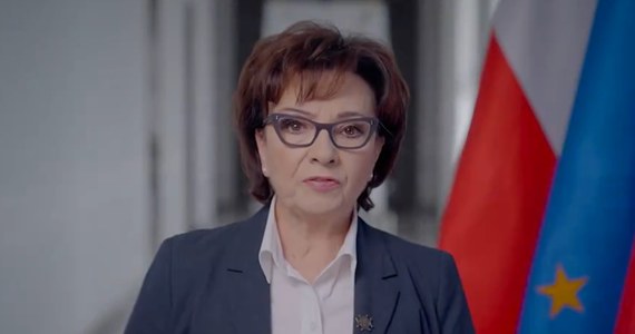 "Wczoraj marszałek Senatu w bezprecedensowy sposób wykorzystał narzędzie orędzia państwowego do próby okłamania i wprowadzenia w błąd Polaków. Kłamstwa nie mogą pozostać bez odpowiedzi" - powiedziała w sobotnim orędziu marszałek Sejmu Elżbieta Witek.