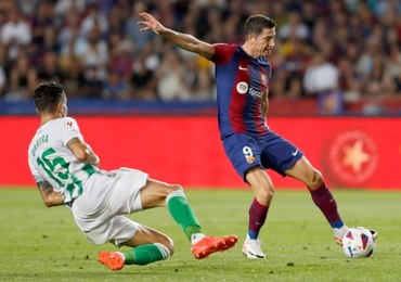 Liga hiszpańska: Barcelona rozbiła Betis 5:0. Gol i dwie asysty Lewandowskiego