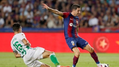 Liga hiszpańska: Barcelona rozbiła Betis 5:0. Gol i dwie asysty Lewandowskiego