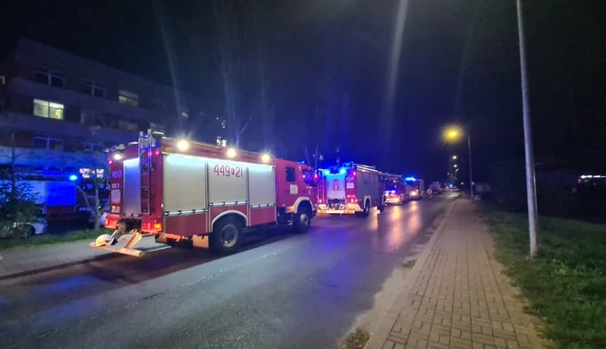Pożar szpitala w Żaganiu. Ewakuowano 50 pacjentów