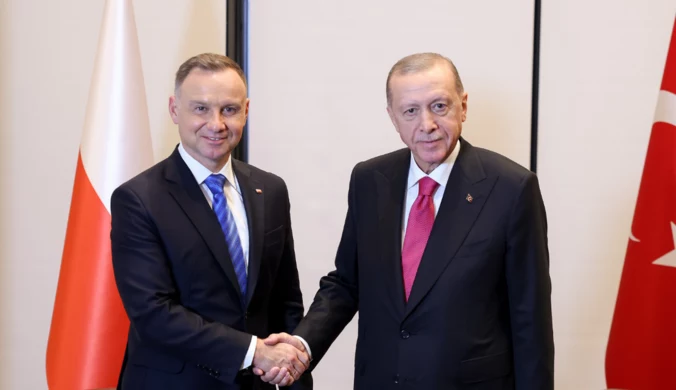 Prezydent Duda spotkał się z Erdoganem. Rozmawiali o ukraińskim zbożu