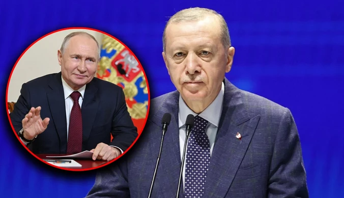 Absurdalne tezy Erdogana w sprawie Putina. Mówił zaufaniu do Rosji