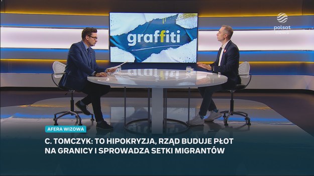 - Gdyby instytucje działały normalnie, mielibyśmy dziś pełną wiedzę (na temat liczby wydawanych wiz - red.). Dziś tę wiedzę wyrywamy z gardła pisowskim urzędnikom - stwierdził Cezary Tomczyk w programie "Graffiti". - Doszło do kilku zatrzymań tylko dlatego, że pojawiło się międzynarodowe śledztwo i zaraz sprawa wybuchłaby z całą mocą - dodał polityk Koalicji Obywatelskiej.

