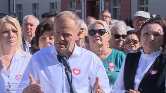 Awantura na konferencji Tuska. Stanął obok i zarzucił pytaniami