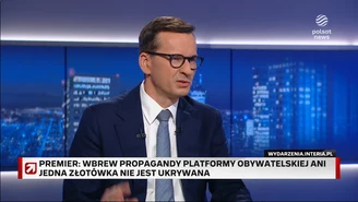 Morawiecki w "Gościu Wydarzeń": Trzaskowski jest marionetką Tuska