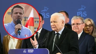 Jarosław Kaczyński o Rafale Trzaskowskim. "Coś tam mu bulgocze w głowie"