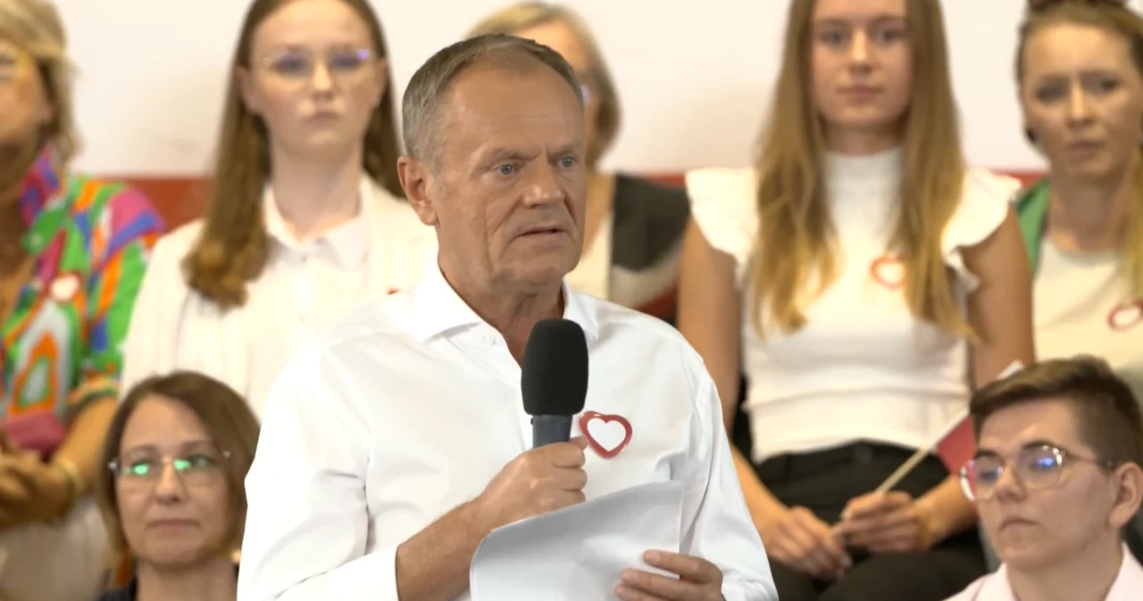 Donald Tusk w Mińsku Mazowieckim