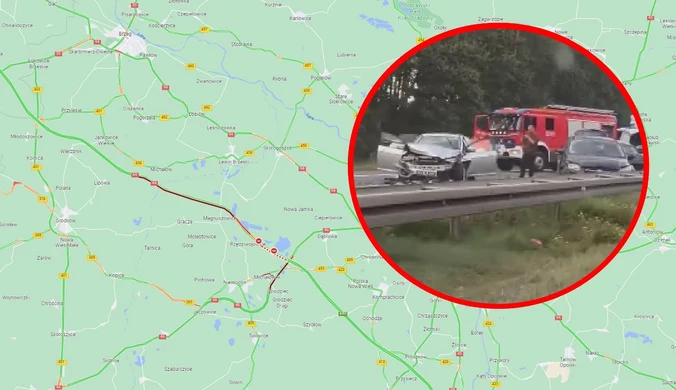 Poważny wypadek na A4. Zderzenie sześciu aut